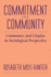 Commitment and Community; : Communes and Utopias in Sociological Perspective