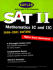 Sat II: Mathematics Ic and Iic-2000-2001 Edition