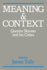 Meaning and Context