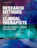 Research Methods for Clinical Therapists: Applied Project Design and Analysis