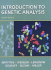 Introduction to Genetic Analysis