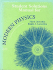 Modern Physics Student Solutions Manual