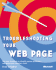 Troubleshooting Your Web Page (Eu-Undefined)