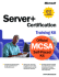 Server+ Certification Training Kit (Pro Technical Refere)