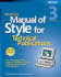 Microsoft Manual of Style for Technical Publications