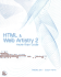 Html and Web Artistry 2: More Than Code