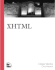 Xhtml, 1st