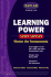 Kaplan Learning Power, Third Edition: Score Higher on the Sat, Gre, and Other Standardized Tests