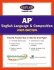 Ap English Language and Composition 2005: an Apex Learning Guide