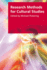 Research Methods for the Arts and Humanities: Research Methods for Cultural Studies