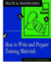Ht Write & Prepare Tra-Op/032 (Practical Trainer Series)