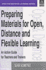 Preparing Materials for Open, Distance and Flexible Learning-an Action Guide for Teachers and Trainers