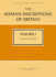 The Roman Inscriptions of Britain, Volume I: Inscriptions on Stone