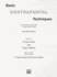 Basic Contrapuntal Techniques: an Introduction to Linear Style Through Creative Writing, Book & 2 Cds