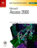 New Perspectives on Microsoft Access 2000-Comprehensive (New Perspectives Series)