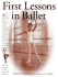 First Lessons in Ballet