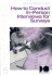How to Conduct in-Person Interviews for Surveys