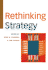 Rethinking Strategy