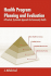 Health Program Planning and Evaluation