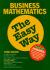 Business Math the Easy Way (Easy Way Series)