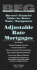 Adjustable Rate Mortgages (Barron's Financial Tables)