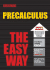 Precalculus the Easy Way (Barron's Easy Series)