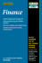 Finance (Barron's Business Review Series)