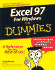 Excel 97 for Windows for Dummies