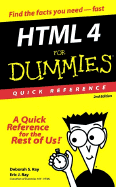 Html 4 for Dummies: Quick Reference