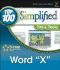 Word 2003: Top 100 Simplified Tips & Tricks