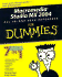 Macromedia Studio Mx 2004 All-in-One Desk Reference for Dummies