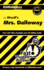 Cliffsnotes on Woolf's Mrs. Dalloway (Cliffsnotes on Literature)
