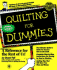 Quilting for Dummies (for Dummies (Computer/Tech))