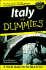 Italy for Dummies (Dummies Travel)