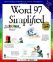 Microsoft? Word 97 Simplified: Idg's 3-D Visual Series