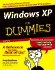 Windows Xp for Dummies