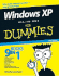 Windows Xp All in One Desk Reference for Dummies