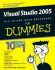 Visual Studio 2005 All-in-One Desk Reference for Dummies