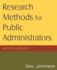 Research Methods for Public Administrators, 2nd Edition