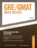 Arco Gre/Gmat Math Review 6th Edition (Gre Gmat Math Review)