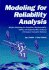 Modeling for Reliability Analysis: Markov Modeling for Reliability, Maintainability, Safety, and Supportability Analyses of Complex Systems
