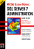 McSe Exam Notes: Sql Server 7 Administration
