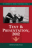 Text & Presentation, 2012 (the Comparative Drama Conference Series, 9)