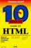 10 Minute Guide to Html (Sams Teach Yourself in 10 Minutes)