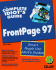 The Complete Idiot's Guide to Microsoft Frontpage 97