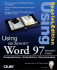 Using Micro Soft Word 97-Best-Seller Edition