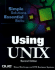 Using Unix (Using Series)