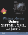 Platinum Edition Using Xhtml, Xml and Java 2