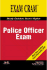 Police Officer Exam: Exam Cram