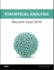 Statistical Analysis: Microsoft Excel 2016